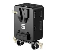 ZGCINE VM-HS1 Hot-Swap-V Mount Plaque de batterie avec batterie intégrée de 50 Wh, double charge rapide USB-C-PD-65 W, sortie d'alimentation 8 ports, écran IPS 0,96" pour appareils photo et