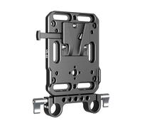 ZGCINE VR-Kit 1 Plaque de Batterie à Montage V-Lock avec Double Pince à Tige de 15 mm