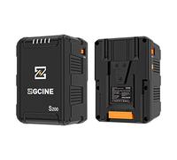 ZGCINE ZG-S200 V-Mount Battery Support D-Tap/BP/Input, and Output, V-Lock Battery Compatible with Bmpcc 6K Pro/Canon EOS R5C/Sony Fx3
