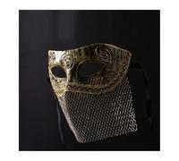 ZGCrumphant Masque de fête for hommes, masque de mascarade de Style Vintage for adultes, masque complet, accessoires de décoration pour fête(Color 1)