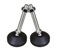 ZGCrumphant Pieds de Support de Meuble réglables à vis Fixes, Pieds d'ancrage for Machine M8 M10 M12 pour Meuble(Furniture Mat-04)