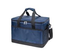 ZGCrumphant Sac isotherme Glacière pliable 10 L/18L/35L/68L, boîte à déjeuner, sac de conservation au froid avec doublure rigide for le Camping/barbecue/activités plein air familiales(35L)