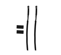 ZGCrumphant Sangles pour talons hauts 1 paire de sangles chaussures for talons, bandes réglables Anti-lâche for hauts, usage quotidien, sangle fixation, accessoire remplacement(Velvet black)