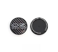 ZGCYK 4 Pièces Voiture Cache-moyeux pour OZ O.Z 59MM Car Hub Center Cap Wheel Covers Pneus et Jantes Stickers Accessoires,CarbonFiber