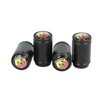 ZGCYK Bouchon Valve Pneu Voiture pour Abarth Auto Capuchon de Valve Car Valve Caps Accessoire