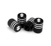 ZGCYK Bouchon Valve Pneu Voiture pour Suzuki Kizashi Jimny IGNIS Livio SX4 Swift S-Cross Vitara WagonR Auto Capuchon de Valve Car Valve Caps Accessoire