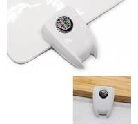 ZGCYK Voiture Coque de Clé pour Alfa Romeo Giulia Stelvio Télécommande étui à Clés Boîtier Protection Porte-Clés Gift Accessories,Whitestyle-A
