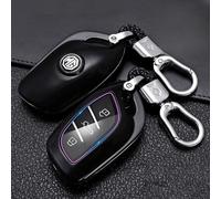 ZGCYK Voiture Coque de Clé pour MG ZS MG3 MG4 MG5 Scorpio MG6pro MG Mulan MG Navigator MG HS Télécommande étui à Clés Boîtier Protection Porte-Clés Gift Accessories,Blackstyle-A