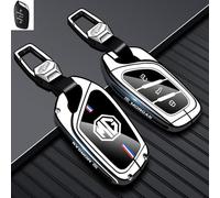 ZGCYK Voiture Coque de Clé pour MG ZS MG3 MG4 MG5 Scorpio MG6pro MG Mulan MG Navigator MG HS Télécommande étui à Clés Boîtier Protection Porte-Clés Gift Accessories,Silverstyle-A