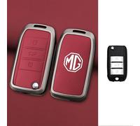 ZGCYK Voiture Coque de Clé pour MG ZS MG3 MG4 MG5 Scorpio MG6pro MG Mulan MG Navigator MG HS Télécommande étui à Clés Boîtier Protection Porte-Clés Gift Accessories,Redstyle-A