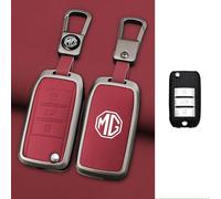 ZGCYK Voiture Coque de Clé pour MG ZS MG3 MG4 MG5 Scorpio MG6pro MG Mulan MG Navigator MG HS Télécommande étui à Clés Boîtier Protection Porte-Clés Gift Accessories,Redstyle-A