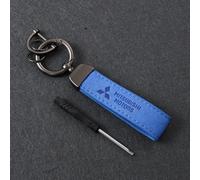 ZGCYK Voiture Coque de Clé pour Mitsubishi Pajero Outlander Fortis Eclipse Cross Lancer Télécommande étui à Clés Boîtier Protection Porte-Clés Gift Accessories,Bluestyle-A