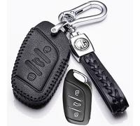 ZGCYK Voiture Pochette Etuis Porte-clés pour MG ZS MG3 MG4 MG5 Scorpio MG6pro MG Mulan MG Navigator MG HS Key Holder Key Organizer Key Case Key Cover Trousseau Clés Accessoire,Blackstyle-A