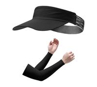 ZGDEIWGF 1 casquette de sport pour femme, 1 housse de protection solaire, chapeau de soleil élastique, casquette de tennis portable, casquette de course pour femme, casquette de protection solaire
