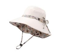 ZGDEIWGF 1 chapeau de pêcheur double face, chapeau de soleil à grand bord, chapeau de soleil d'extérieur pour femme, chapeau de soleil d'été, de cyclisme, chapeau de plage pliable avec large bord,