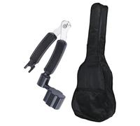 ZGDEIWGF 1 housse étanche pour guitare, 1 changement de cordes trois en un, étui de rangement pour guitare acoustique, sac de rangement pour guitare, sac de performance, Noir , Taille unique, Moderne