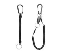 ZGDEIWGF 1 Morceau De Corde Magnétique De Pêche, 1 Morceau De Corde Perdue Télescopique, Corde À Clip Magnétique, Lanière Mousqueton, Corde À Main Magnétique Anti-Perte Extérieure