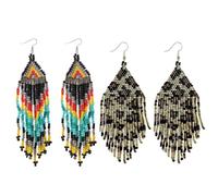 ZGDEIWGF 2 Paires De Boucles d'oreilles Perles, Bohème, Dangle, Bijoux Femme