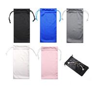 ZGDEIWGF 5 poches à lunettes, poches pour lunettes de soleil, étui à lunettes, étui à lunettes de soleil en cuir, sacs de rangement pour lunettes de soleil, étuis souples pour lunettes de soleil,