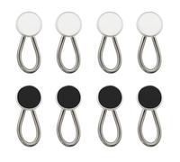 ZGDEIWGF Boucle D'Extension À Ressort 8 Pièces, Boucle Amovible, Bouton Universel, Boucle D'Extension De Taille À Ressort, Boucle Télescopique Réglable