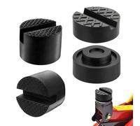 ZGDEIWGF Coussinets en Caoutchouc pour cric de Voiture, Kit de cric de Chariot et de Support d'essieu, Coussinets en Caoutchouc pour cric de Chariot 3 pièces