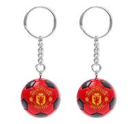 ZGDEIWGF Lot de 2 Porte-clés Manchester United - Cadeaux de Football pour Garçons, Multicolore, Taille Unique