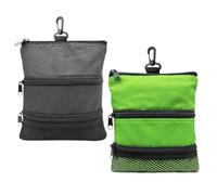 ZGDEIWGF Lot de 2 sacs de golf, sac de siège de golf, sac pour accessoires de golf, support de siège de golf