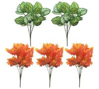 ZGDEIWGF Lot De 5 Plantes Artificielles, Plantes Artificielles, Plantes Décoratives, Décoration De La Maison, pour Décoration Extérieure Et Intérieure