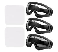 ZGDEIWGF Lunettes De Protection Des Yeux Avec 2 Chiffons - Protection De Sécurité Transparente Pour Enfants En Plein Air