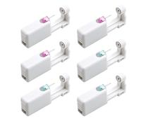 ZGDEIWGF Outils de perçage d'oreille, 6 pièces, outil de clou d'oreille, pistolets de clou d'oreille, Clips de perçage d'oreille, ensembles de perçage de sécurité