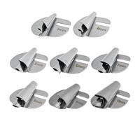 ZGDEIWGF Pied De Machine À Coudre, 8 Pièces, Accessoires De Machine À Coudre, Pied-De-Biche en Acier Inoxydable, Pied D'Ourlet pour Machine À Coudre Domestique