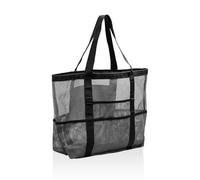 ZGDEIWGF Sac De Plage Imperméable et Pliable, Sac À Main Multi-Poches en Maille