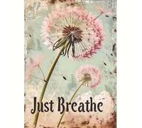 ZGDYi Peinture Diamant Adulte 5D Pissenlit “Just Breathe” - Diamond Painting Fleur DIY, Canevas Diamant Kit Complet Rond Full Drill, Tableau Strass Diamand 3D pour Décoration Murale Maison 30x40 cm