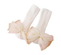 Zgehnao 1 paire de chaussettes pour bébé de 0 à 2 ans - Chaussettes tubulaires en coton pour nouveau-né - Accessoires pour vêtements de bébé