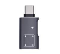 Zgehnao Adaptateur USB C et USB vers USB A avec port de charge 15 W USB A USB C femelle vers USB C mâle Adaptateur de transfert de données