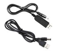 Zgehnao Adaptateur USB DC 5 V vers 12 V - Câble d'alimentation USB pour routeur WiFi vers Powerbank Step Up Converter Adapter