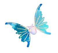 Zgehnao Aile de papillon, ailes de papillon lumineuses à DEL pour filles et femmes, accessoire de fête d'Halloween, accessoires de cosplay élégants