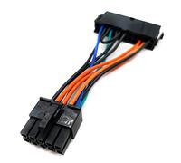 Zgehnao Câble d'alimentation 24 broches vers 10 broches (3,94 po 18 AWG) Cordon adaptateur d'alimentation principal pour carte mère d'ordinateur portable
