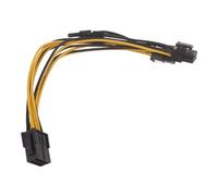 Zgehnao Câble d'alimentation 8 broches vers 8 broches 20 cm 8 broches vers PCIe 8 broches (6 + 2) carte graphique PCI pour adaptateur d'alimentation Express GPU