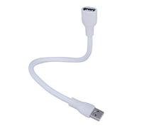 Zgehnao Câble d'extension USB durable - Câble d'éclairage USB en métal souple - Câble d'éclairage USB de rechange - Câble de 29 cm de long