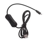 Zgehnao Câble USB vers USB pratique avec bouton de contrôle d'alimentation pour tablette de bureau, ventilateur de refroidissement, lampe de chevet