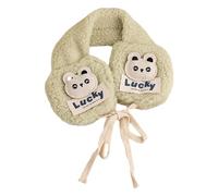 Zgehnao Cache-oreilles en peluche avec décalcomanies en Pa de dessin animé pour enfants - Chauffe-oreilles élastique pour l'hiver - Pour les étudiants, les tout-petits, le ski