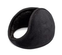 Zgehnao Cache-oreilles en peluche épaisse pour homme et femme - Cache-oreilles pour temps froid - Respirant - Pour activités de plein air, Noir , 12.5cm Men's Basic Model