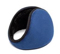 Zgehnao Cache-oreilles en peluche épaisse pour homme et femme - Cache-oreilles pour temps froid - Respirant - Pour activités de plein air, bleu marine, 12.5cm Men's Basic Model