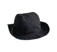 Zgehnao Chapeau de pêcheur, chapeau de pêcheur pour enfants avec cordon de serrage, chapeau polyvalent pour printemps, chapeau respirant à séchage rapide décontracté sport, Noir , 5-8