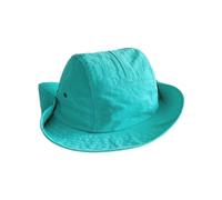 Zgehnao Chapeau de pêcheur, chapeau de pêcheur pour enfants avec cordon de serrage, chapeau polyvalent pour printemps, chapeau respirant à séchage rapide décontracté sport, Vert lac, 5-8