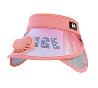 Zgehnao Chapeau de soleil, chapeau de ventilateur à vitesse réglable pour fille et garçon, chapeau de protection solaire, chapeau de ventilateur de refroidissement pour enfants avec bords étendus
