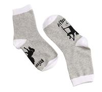 Zgehnao Chaussettes avec inscription humoristique « Before Wine After Wine After Wine » - Motif cheval ivre