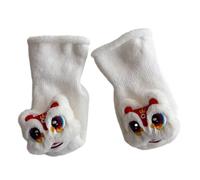 Zgehnao Chaussettes pour bébé, chaussettes chaudes d'hiver pour nourrissons, chaussettes pour le Nouvel An, chaussettes élégantes pour tout-petits chaussettes tendance pour bébé chaussettes pour