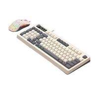 Zgehnao Clavier de jeu 98 touches avec effets ARGB ergonomiques et confortables pour les jeux et le bureau
